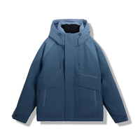 Parka d'hiver longue en duvet d'oie de haute qualité pour homme, style canadien, grande taille, avec capuche, pour l'extérieur