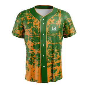 เสื้อเบสบอลซอฟต์บอลแบบติดกระดุมสำหรับผู้หญิงขายส่ง แบบซับลิเมชั่น สั่งทำชุดทีมได้ ระบายอากาศได้ดี ชุดกีฬา - Product Image 4