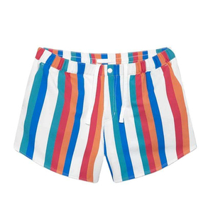 Custom Logo Printing Board Shorts Corduroy Drawstring Eco-Friendly Quick Dry Breathable Outdoor Elastic Waist Summer Casual Made - Product Image 4