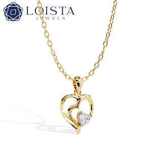 Collar con Colgante de Diamante Cultivado en Laboratorio con Certificación IGI VVS, Cadena con Colgante de Diamante Solitario en Oro Personalizado para Mujer - Product Image 4