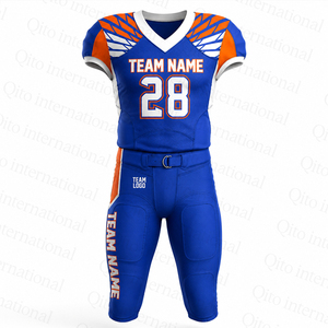 Fabricant d'ensembles de vêtements de football américain personnalisés pour équipes, tournois et groupes, impression numérique intégrale, pour adultes et jeunes. - Product Image 1