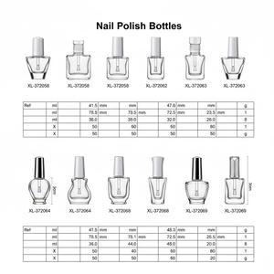 Bouteilles de vernis à ongles en plastique de qualité supérieure pour les salons de manucure et les kits de bricolage, disponibles à un prix raisonnable - Product Image 1