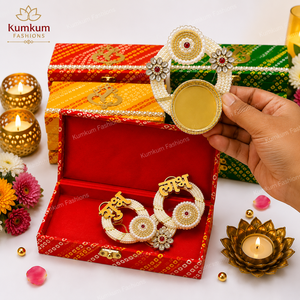 Trending Handmade Eco-Friendly Indian Return Gift <b>Box</b> <b>Hamper</b> Set Shubh Labh Hanging Tealight Candle Holder Diwali Festive Gifts - Product Image 5