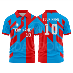 Custom Cricket Jersey Shirt Sublimation Team Uniform Breathable Quick Dry Cricket Apparel Wholesale Sportswear Manufacturer - Product Image 3