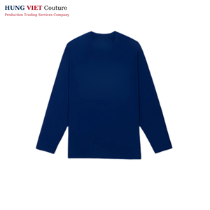 เสื้อยืดโอเวอร์ไซส์แขนยาวผ้าลาเวนเดอร์สีฟ้า - Product Image 5