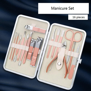 manicure pedicure set professional compact care set manicure pedicure set nail care storage kit manicure pedicure set - Product Image 4