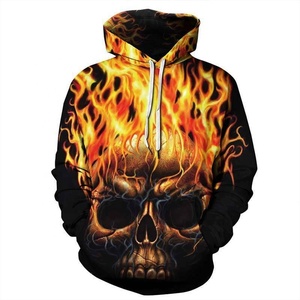 3D Print Horror Halloween Men Women Hoodie Sweatshirt Jumper <b>Coats</b> Zipper-Up 100% Cotton Fleece <b>Lined</b> - Product Image 6