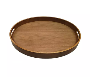 Bandeja de Madera Decorativa con Diseño de Llama, Bandeja de Madera Natural para Servir Alimentos, Bandeja Decorativa Moderna de Madera para Servir Alimentos - Product Image 2