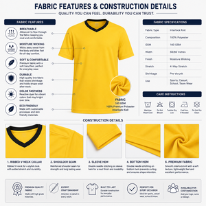 Custom Youth V Neck <b>T</b> <b>Shirt</b> Plain Blank Team Jersey Quick Dry Breathable <b>Polyester</b> Sports <b>Shirt</b> OEM ODM Manufacturer - Product Image 6