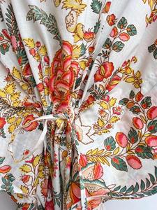 Cotton Kaftan Summer Nightwear Kaftan Knee Length Kaftan Beach Cover Sleepwear Maxi Dress Bikini Coverup Free Size Gifting - Product Image 4