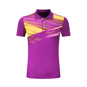 Customized High Quality Short Sleeve <b>Tennis</b> Uniform for Adults Professional Player Quick Dry Breathable Fabric Printed Image - Product Image 5