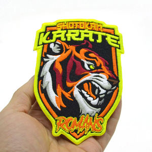 Factory Supply High Quality Designer martial arts Embroidered <b>Patches</b> bjj <b>patches</b> for Hats-Custom Design Durable <b>Sew</b>-<b>On</b> - Product Image 2