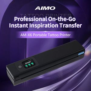 เครื่องพิมพ์ลายฉลุ<span class=keywords><strong>สัก</strong></span>แบบพกพา AM-X6 ไร้สาย บลูทูธ เครื่องถ่ายโอนลายสัก<span class=keywords><strong>แบบ</strong></span>ความร้อน สำหรับกระดาษขนาด A4 Letter - Product Image 1