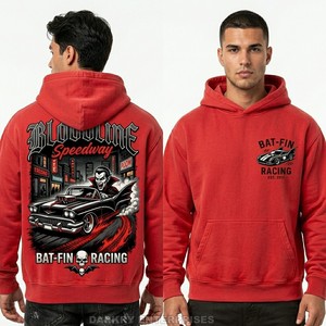 Sudadera con Capucha para Hombre con Temática de Halloween, Sudadera con Estampado Personalizado, Estilo Lavado Ácido Naranja, Ropa Urbana, Sudadera Extra Grande de Felpa de Algodón - Product Image 5