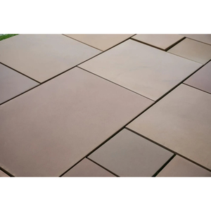 Carreaux de grès brun automnal pour sols extérieurs rustiques, allées de jardin, patios et cours - Product Image 1