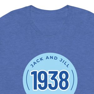 Camiseta de manga corta para mujer Jack and Jill Blues 1938, ligera, transpirable, con cuello redondo, informal, con estampado gráfico, para verano y uso diario - Product Image 4