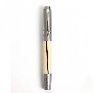 Stylo d'écriture de luxe en acier Damas, outil en acier à motifs pour collectionneurs et professionnels, stylo en acier Damas - Product Image 3