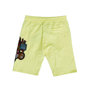 กางเกงขาสั้นจ็อกเกอร์ทรงโอเวอร์ไซส์สไตล์วินเทจผ้าแคนวาสลำลองเอวยางยืดสำหรับผู้ชาย - Product Image 6