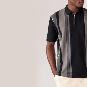 Camiseta de Hombre con Diseño Moderno, Superventas, 100% Algodón, Estampado Floral, Talla Grande, Calidad Premium, Secado Rápido, Transpirable, con Cierre de Cremallera - Product Image 3