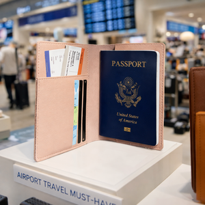 Wriza Hot Selling PU Leather Character Pattern Passport <b>Wallet</b> <b>RFID</b> <b>Blocking</b> Vaccination Card Holder Multi-function Travel Gift - Product Image 3