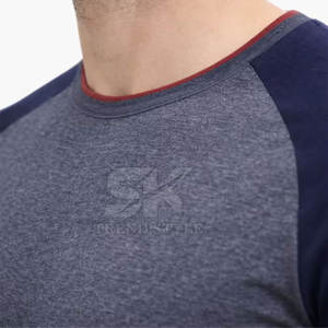 Servicio OEM, Precio al por Mayor, Camisetas Raglán Lisas, Nuevo Estilo, Camisetas Raglán Lisas Hechas a Medida, Camisetas Raglán Lisas de Secado Rápido - Product Image 6