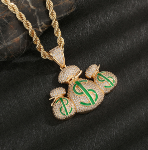 เครื่องประดับสั่งทำพิเศษ Shreeji Jewels ผ่านการทดสอบเพชร จี้พระเยซูโมอิสซาไนต์ VVS หรูหราแบบ 3 มิติ ประดับเพชรเต็มตัว เงินแท้ 925 - Product Image 2