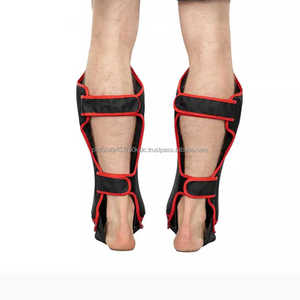 Protège-poignets personnalisables en cuir PU protège-jambes MMA Fighter Kickboxing et équipement de boxe pour la protection contre les coups de pied et les coups de poing - Product Image 2