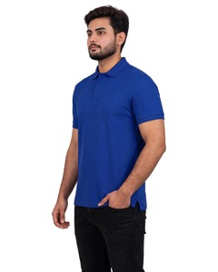 Camisa de Manga Corta para Hombre, Poliéster Piqué, Tejido Transpirable, Anti-Pilling, Corte Regular, Deportivo, Logotipo Personalizado, Color Sólido, Botones - Product Image 2