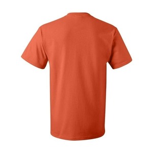 Men's Solid Color Cotton <b>T</b>-<b>Shirt</b> Short Sleeve O-Neck Regular Fit Casual Canvas Knitted Pattern Front Eco-Friendly Breathable - Product Image 6