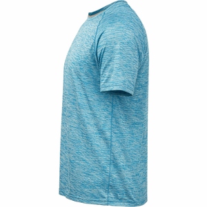 T-shirt décontracté en maille pour homme, polyester/coton, 150g, respirant, séchage rapide, coupe classique, imprimé sur le devant, personnalisable, support OEM - Product Image 5