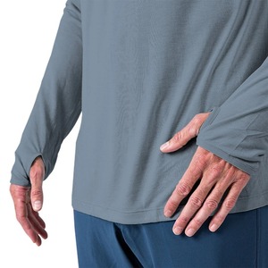 Haut de pêche à manches longues léger, imperméable, grande taille, UPF 50+, avec impression personnalisée par transfert thermique et design gratuit - Product Image 5
