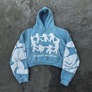 Y2K <b>Gothic</b> Trend Pattern Letter Print Oversized <b>Hoodie</b> Men's 2023 New Fashion Versatile Loose Harajuku Pullover Sweatshirt Men's - Product Image 2