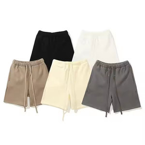 Men's Fitness Training Casual Shorts Lightweight Solid <b>Canvas</b> <b>Plain</b> Dyed Drawstring Side Pockets Quick Dry OEM Custom Made - Product Image 6