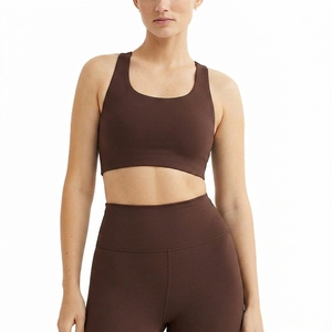 Soutien-gorge de sport et hauts de gym pour femmes, légers, grande taille, personnalisables, avec logo frontal, service OEM, pour le fitness et la course à pied - Product Image 4