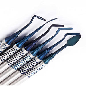 6 Pcs Kit Dental Composite Resin Filling Spatula 18.5cm Repair Tools <b>Instrument</b> Titanium Plated Head Manual By Grip Surgical - Product Image 2