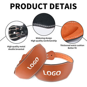 Ceinture de musculation personnalisée avec logo, ceinture de musculation en cuir, ceinture de musculation personnalisée - Product Image 3