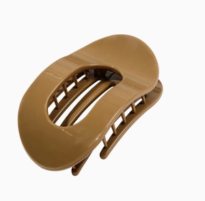 Pinza de pelo redonda y plana de ABS para la parte posterior de la cabeza de mujer, horquilla para moños, lazos para el pelo, pinzas curvas para cola de caballo, accesorios para el cabello - Product Image 1