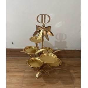 Expositor de Pasteles de Latón con Acabado Dorado de Lujo para Fiestas de Cumpleaños y Bodas, Soporte para Cupcakes, Pasteles y Galletas - Product Image 3