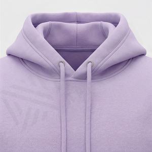 Sweat-shirt à capuche oversize en molleton épais de coton français de qualité supérieure pour homme, à épaules tombantes, vierge, personnalisable - Product Image 4