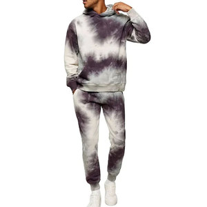 Quick Wear Men Tie Dye Tracksuit High Quality Most Demanded Designs Light Weight <b>Top</b> Trending Tie Dye Tracksuit with <b>Low</b> Rate - Product Image 1