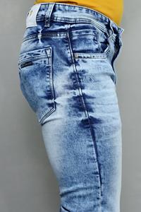 Jeans Gex para Hombre, Corte Regular, Cintura Media, Elásticos, Color Azul Claro, Calidad Premium, Más Vendidos - Product Image 3