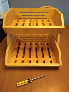 Étagère à épices moderne, durable, multifonctionnelle, non pliable, à un seul niveau, pour armoire de cuisine, avec accès facile, en métal - Product Image 6
