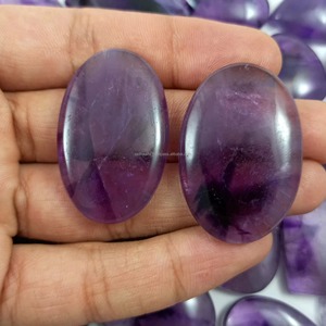 Fournisseur de pierres précieuses en améthyste naturelle, cabochons, cristaux de guérison de haute qualité, vente en gros, exportation - Product Image 3