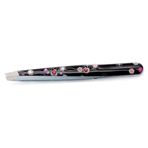 Pinzas para Cejas Inclinadas, Cuadradas y Puntiagudas con Tijeras de Resorte, Color Dorado Plasma, Juego de Pinzas Cosméticas para Cejas con Logotipo Personalizado - Product Image 5