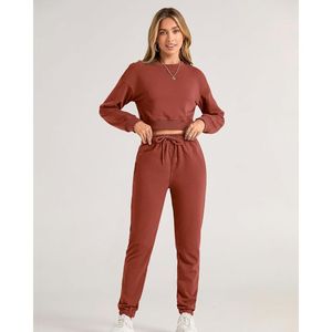 Ensemble de survêtement pour femme, best-seller de l'automne, personnalisable avec broderie, respirant et coupe ample - Product Image 4
