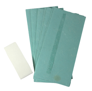High Quality Handmade Cotton/Silk Paper Gift Card and Folding Envelopes <b>Set</b> Sky Blue Recycled <b>Stationery</b> <b>Set</b> - Product Image 2