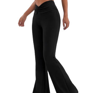 กางเกงโยคะทรงขาบานเอวสูง ยืดหยุ่นดี คุณภาพพรีเมียม สำหรับผู้หญิง ระบายอากาศได้ดี แห้งเร็ว เหมาะสำหรับออกกำลังกาย - Product Image 2