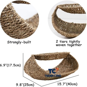 Mayorista VIETNAM Chic & Sustainable: Cesta de jacinto de agua hecha a mano para un almacenamiento elegante en el hogar y una vida ecológica. - Product Image 5