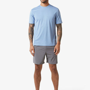 Ensemble de survêtement d'été pour homme, nouveau t-shirt à manches courtes et short respirant, ensemble 2 pièces, style imprimé tendance, ensemble sport en coton pour homme - Product Image 5