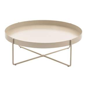 Bandeja Redonda Moderna de Metal Blanco con Asa, Soporte Decorativo para Tartas, Bandeja Minimalista de Hierro para Mesa de Café - Product Image 2